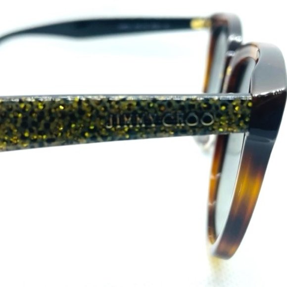 JIMMY CHOO CADE/F/S OCY FQ Havana CML Glitter-Gray SF Gold SP 55mm main image 5